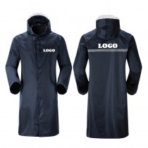 Long Reflective Raincoat