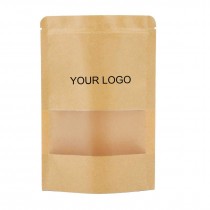 ZipLock Paper Pouches with Matte Window