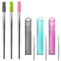 Portable Collapsing Straw