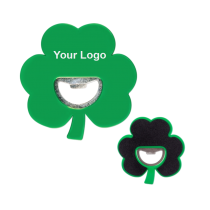 Shamrock Bottle Opener Magnet