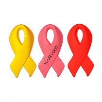 Awareness Breast Cancer Ribbons Stress Reliever