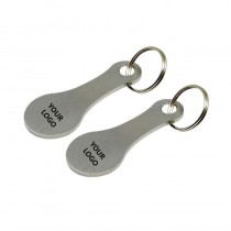 Shopping Cart Token Key Chain