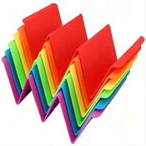 Colorful PP Taco Tray Holder Stand Plate