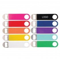 Mini Vinyl Wrapped Paddle Style Bottle Opener