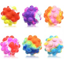 Silicone push pop bubbles ball
