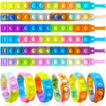 Silicone push pop bubbles bracelet