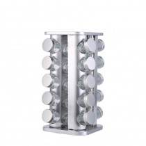 20-Jar Revolving Countertop Spice Rack Organizer