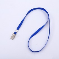 Metal Clip Name Tag Lanyard