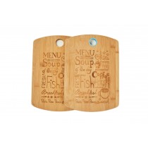 Bamboo Cutting Board with Silicone Ring