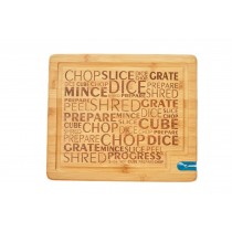 Imprinted Bamboo Cutting Board With Sharpener