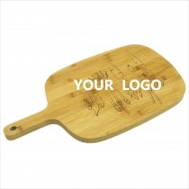 Handled Bamboo Cutting Board With Laser Printing