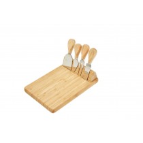 Magnetic Bamboo Cheese Board Set