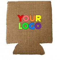 Burlap Neoprene Drink Sleeve