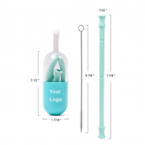 Portable Silicone Straw